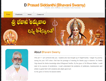 Tablet Screenshot of prasadswamy.com